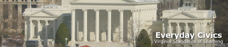 The Virginia State Capital Building in Richmond