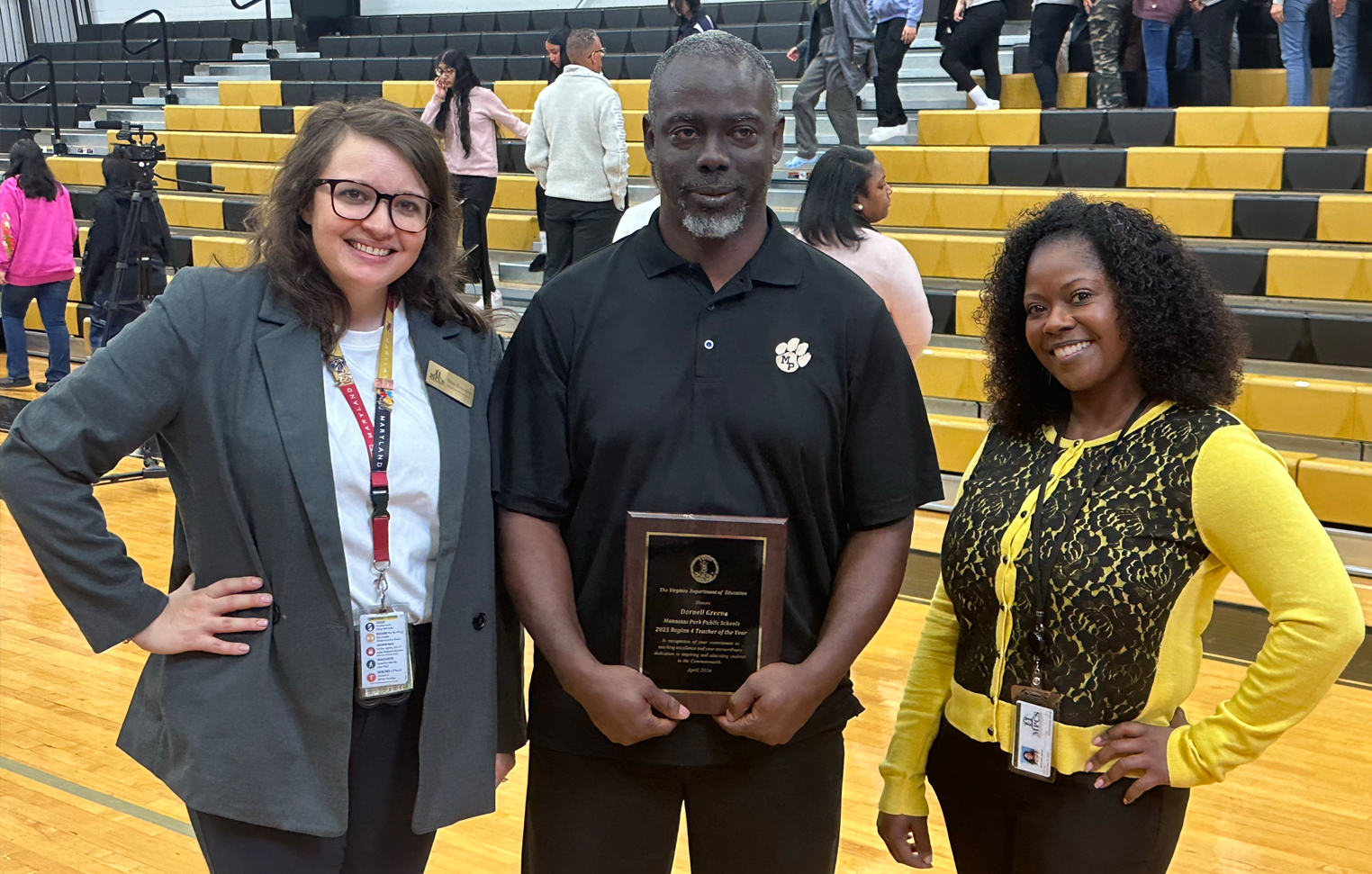 Darnell Greene, 2025 Virginia Regional Teacher of the Year (Region 4)