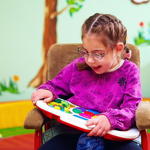 Child playing game